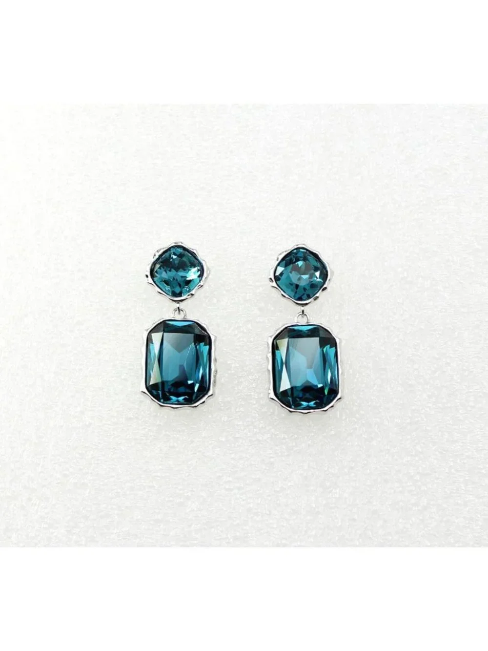 Chic Square Rectangle Statement Dangling Earrings - Bold Fashion Jewelry
